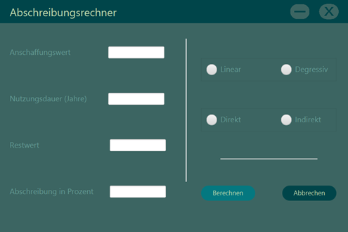 abschreibung